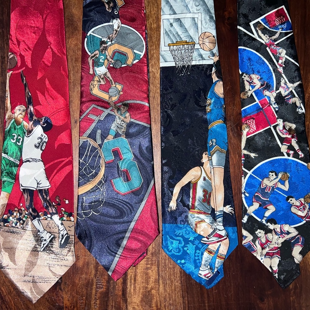 1990’s Basketball Ties